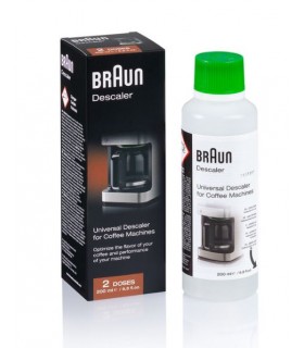 Yγρό αφαλάτωσης καφετιέρας Braun 